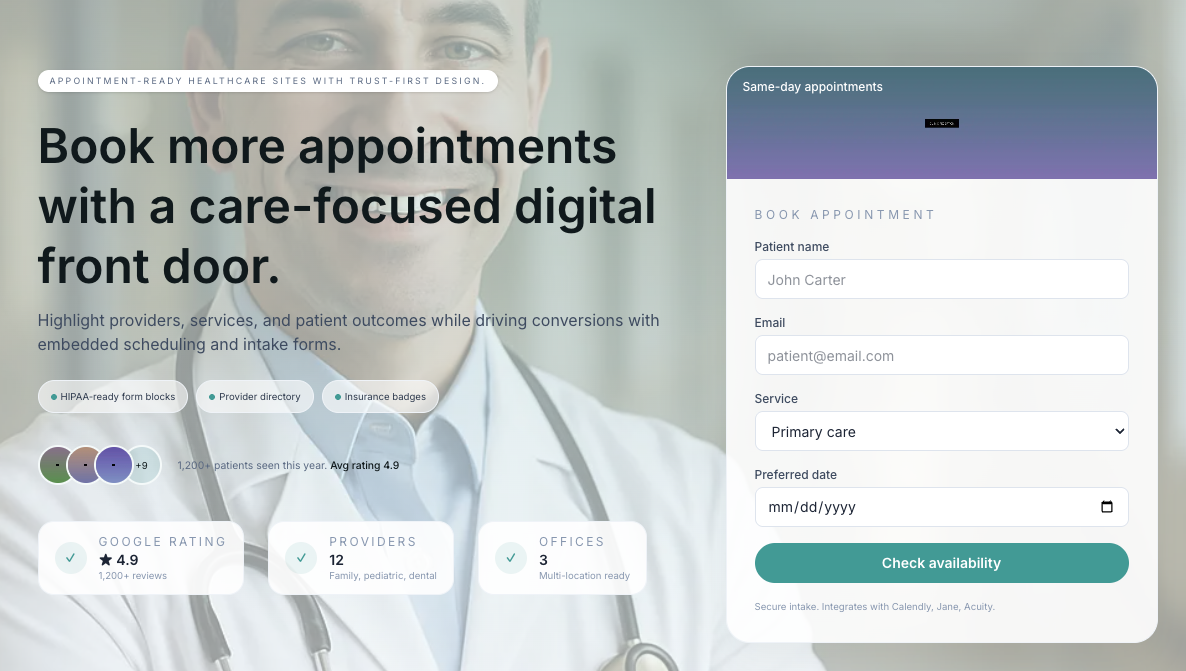 Clinic Pulse template placeholder